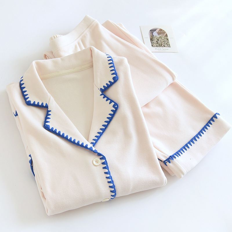 German velvet solid color sleeved long pants sleepwear women's autumn and winter thick warm simple casual cardigan home suit set