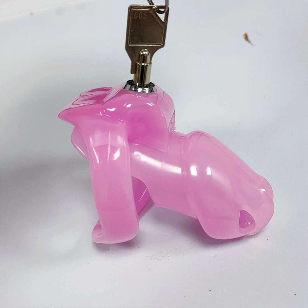 AIZHILAN 2024 new design PVC lockabel Chastity Cage for men.