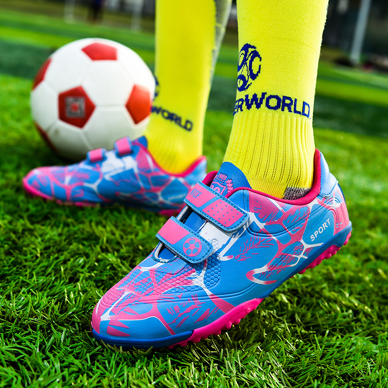 Kids Soccer Boys Outdoor Sport Tf/Fg Cleats Training Anti Slip And Wear-Resistant Girls Football Shoes Boots