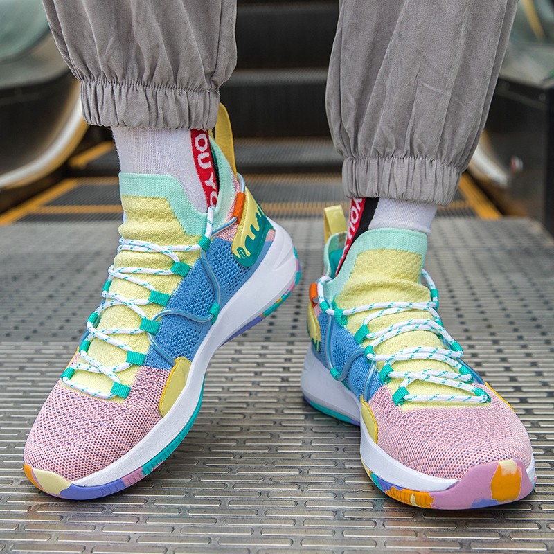 High Quality Basketball Shoes Men Sneakers Light Anti-skid Shock Absorption Basket Shoes Women Multicolor Sports Shoes Trainer