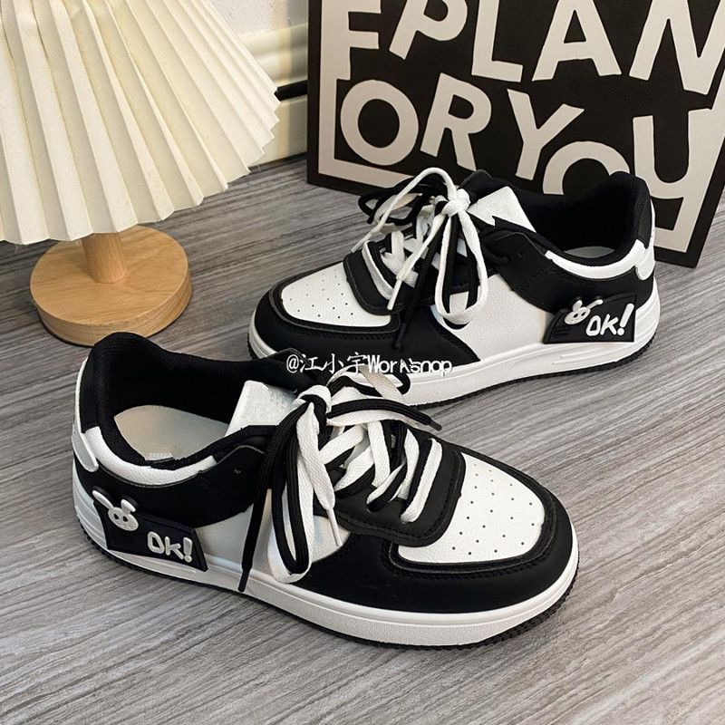 Women Sneakers Platform Running New Sports Casual Mixed Color Funny Patch Shoes Vulcanized 2023 Comfortable Female Footwear 46e7