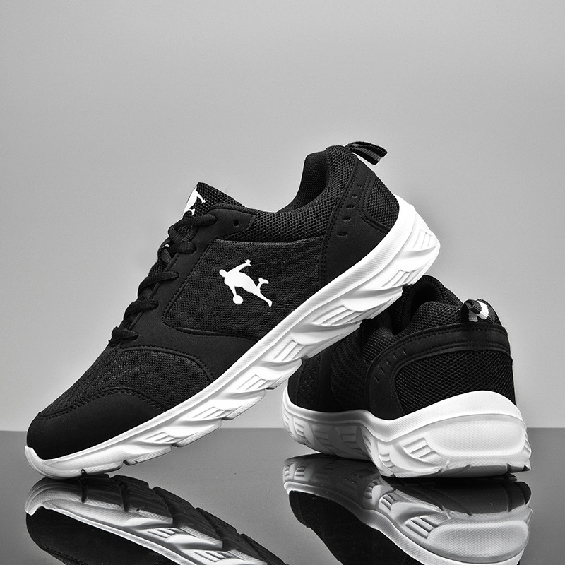Summer Knit Mesh Outdoor Jogging Sneakers Men New Breathable Running Shoes Male Trend Light Sole Comfortable Walking Trainers