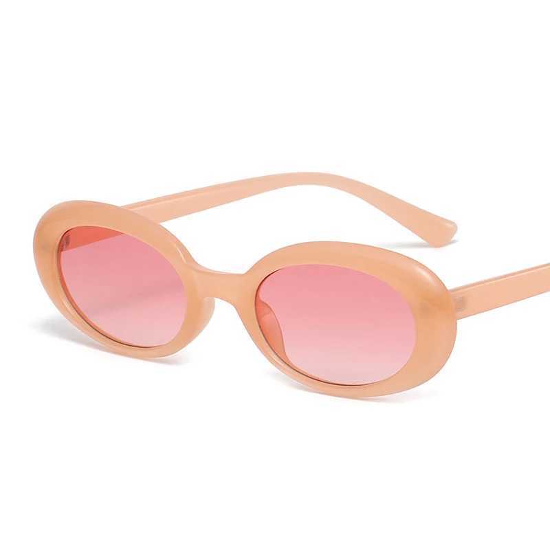 DYTYMJ Small Frame Round Sunglasses Woman 2022 Retro Shade for Women Sunglasses Trend Oval Sunglasses Hip Hop Gafas De Sol MujerX240920