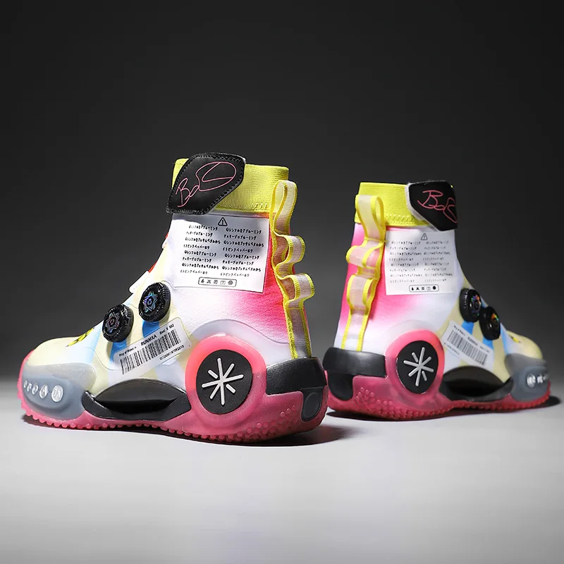 Brand Sneakers Hip-hop High-top Men Basketball Kids Women Designer Basket Boots Fashion Street Style Sports Shoes