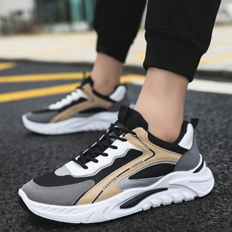 New 2023 Men Casual Sport Light Sneakers White Outdoor Breathable Mesh Black Running Athletic Jogging Tennis Shoes 5d3b