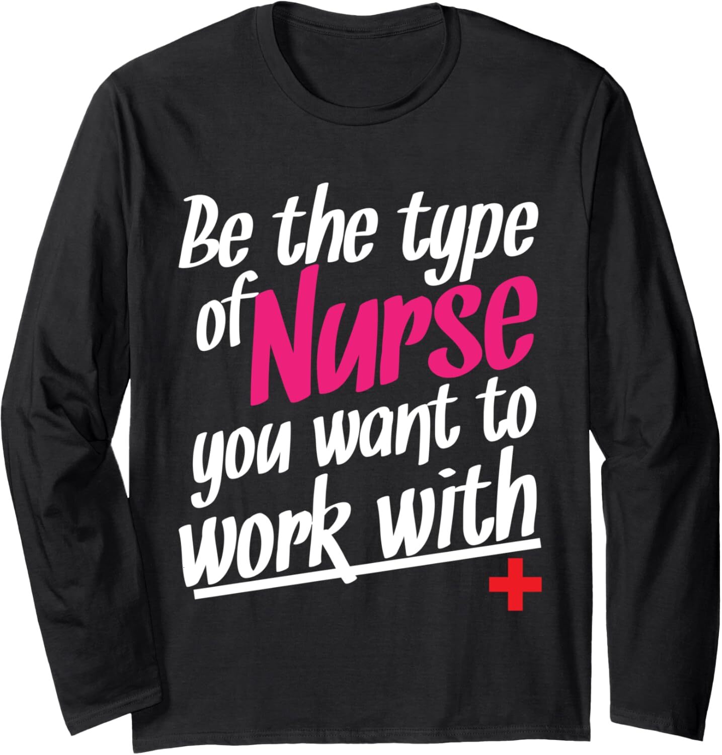 Long Sleeve Shirts for Men sweatshirt Nurses Quotes. Gift for a Professional Health Care Long Sleeve Tee Streetwear Casual tops clothes