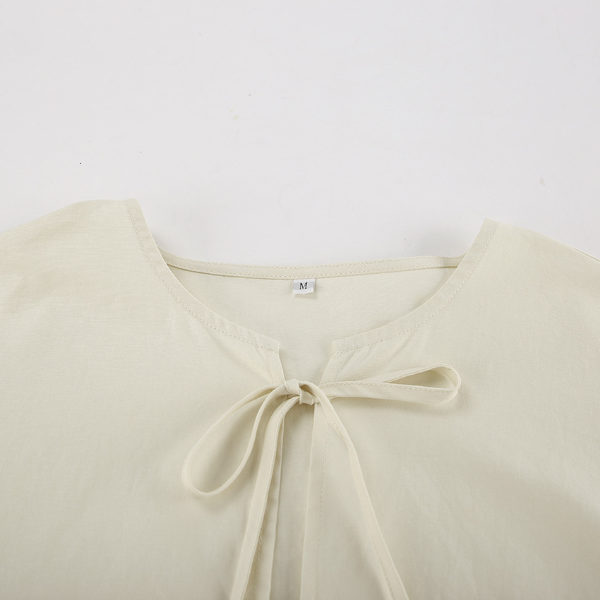 2024 autumn pure cotton apricot cardigan casual women's home wear loose five quarter sleeve pants pajama set