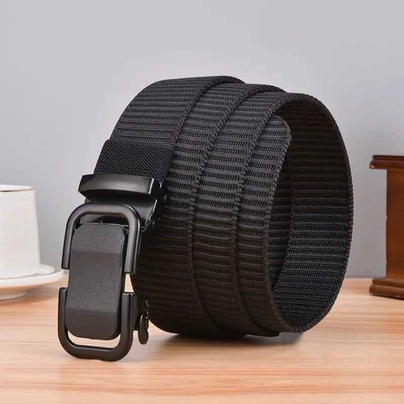 DINISITON Mens Nylon Braided Tactical Strap Canvas Strap Automatic Buckle Fashion Training Strap W240920