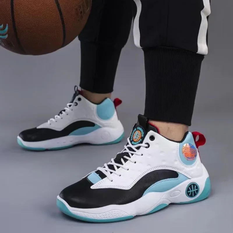Fashion Men Basketball Shoes Non-slip Comfort Walking Sneakers Breathable Mens Casual Shoes Athletic Fitness Training Footwear