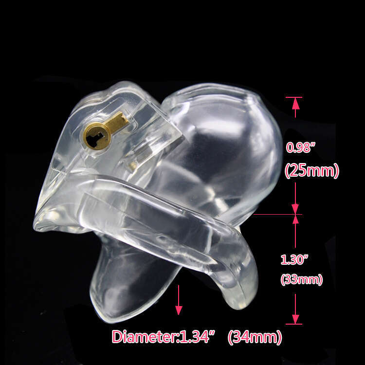 New HT-V3 Male Chastity Lock Resin Material Nub Nano Standard Small Max Size Bird Cage Locks