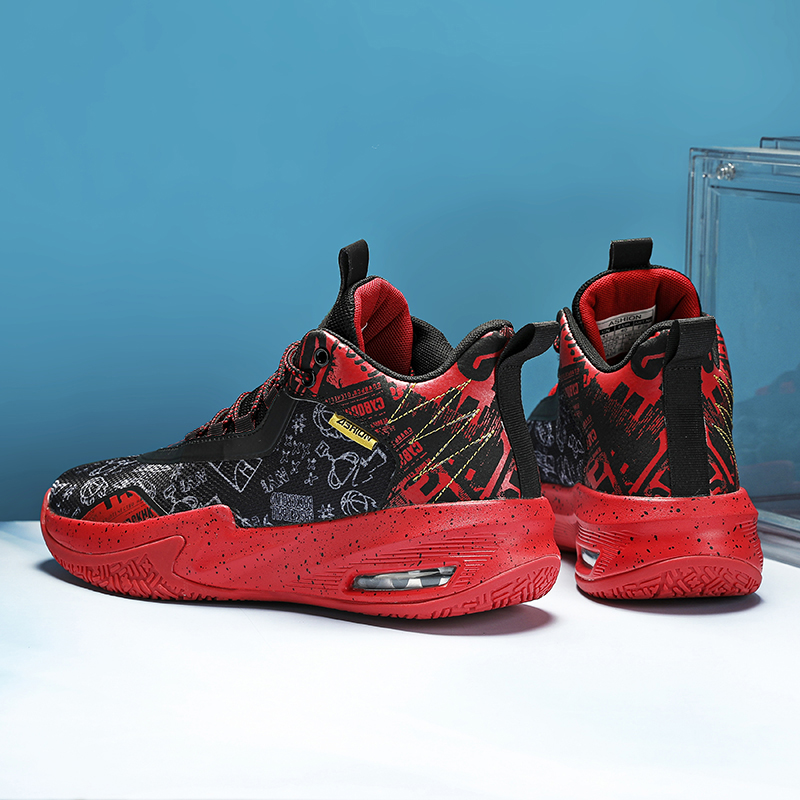 Men High-quality Women Non-slip Basketball Boots Kids Cushioning Sneakers for Boy High Street Walking Shoes bab7