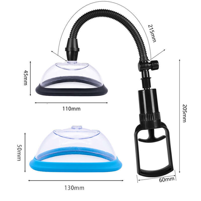 Efficie Pussy Pump Vagina Clitoris Sucker Manual Women Breast Massage Nipple Stimulator Enlarge Vacuum Pump Cover Adult Sex Toys