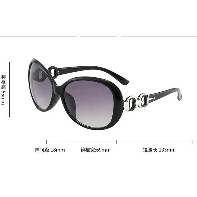 New Women Large Frame Oval Sunglasses Vintage Womens Brand Designer Sun Glasses Fashion Eyewear UV400 Oculos De SolX240920