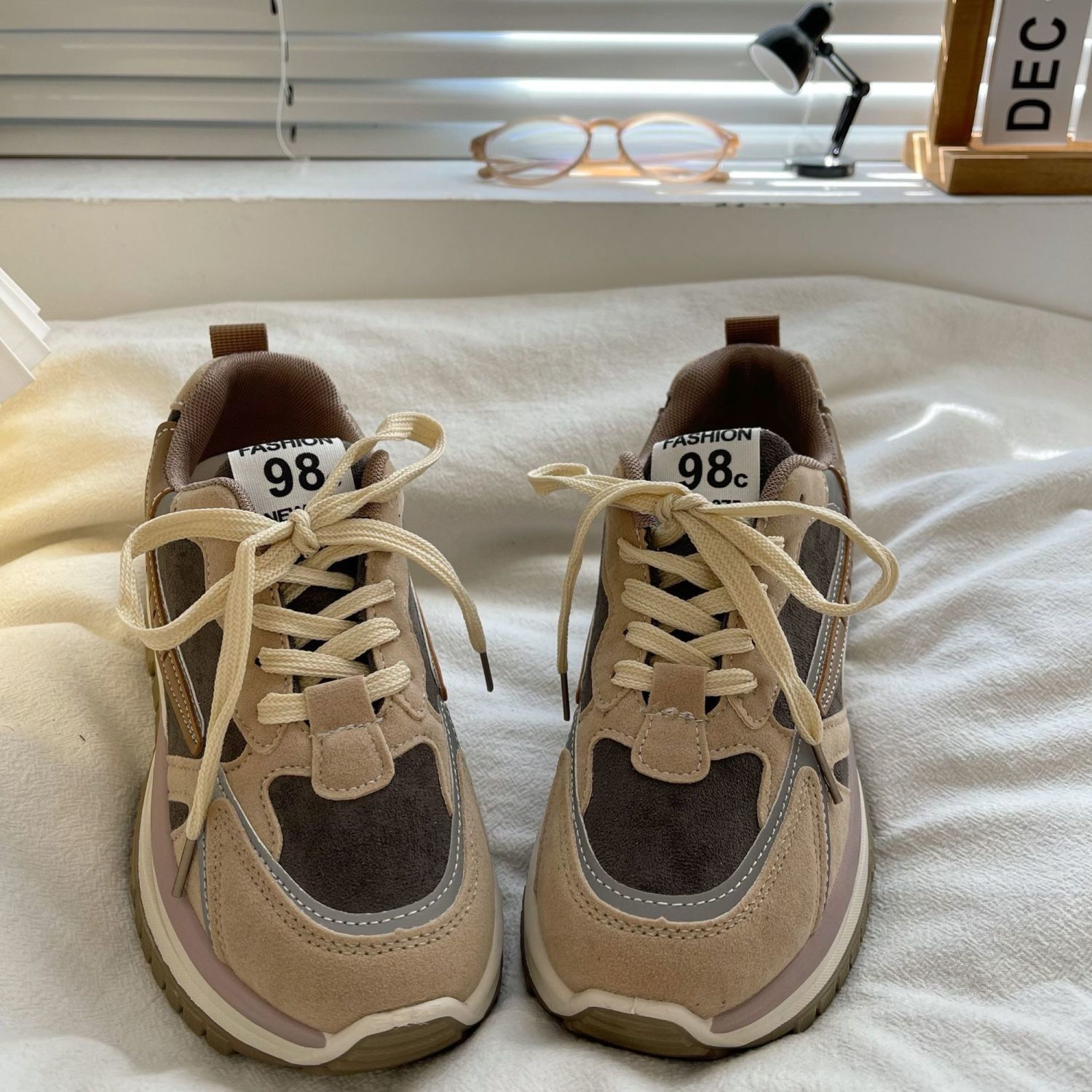 dh5367242 Vintage 2023 Platform Sneakers Women Autumn Fashion Patchwork Sports Shoes All-match 2022 Anti Slip Daily Wear Ladies Footwear 00d4 1667