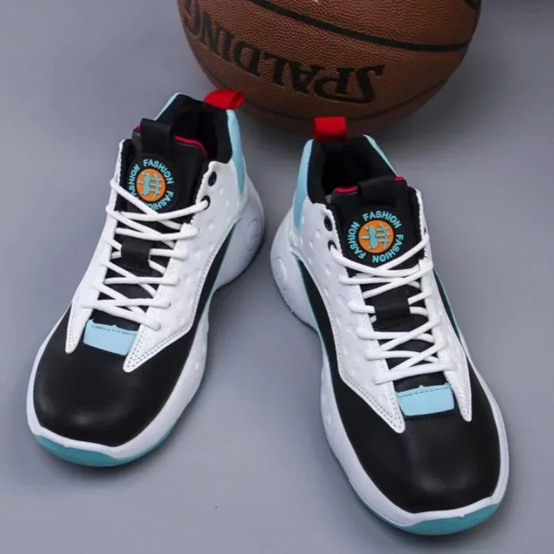 Fashion Men Basketball Shoes Non-slip Comfort Walking Sneakers Breathable Mens Casual Shoes Athletic Fitness Training Footwear
