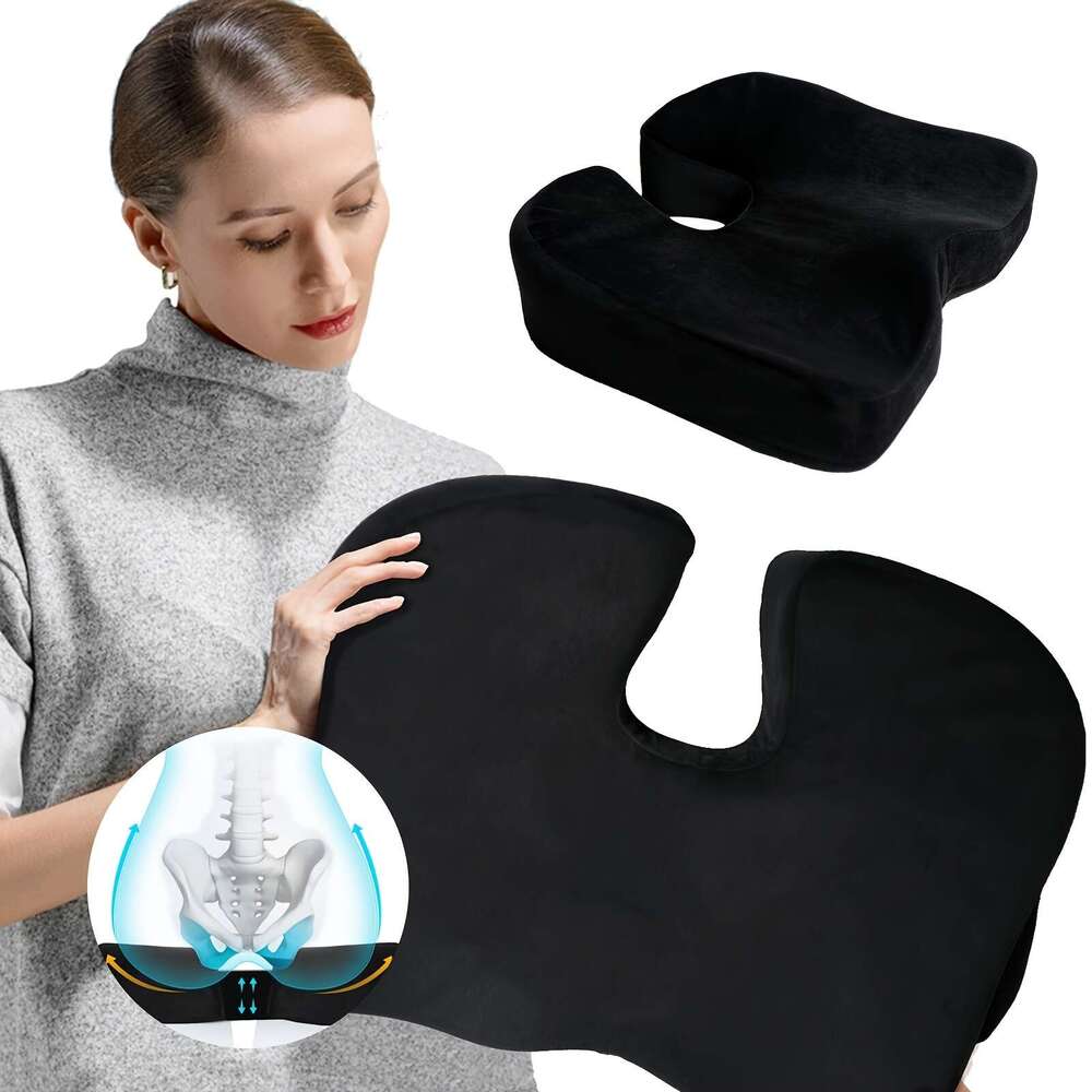 Office chair cushion, pillow, memory sponge cushion, anti slip rear car cushion, table and chair cushion