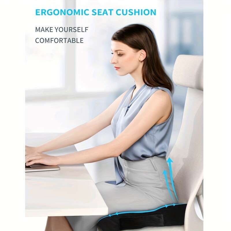 Office chair cushion, pillow, memory sponge cushion, anti slip rear car cushion, table and chair cushion
