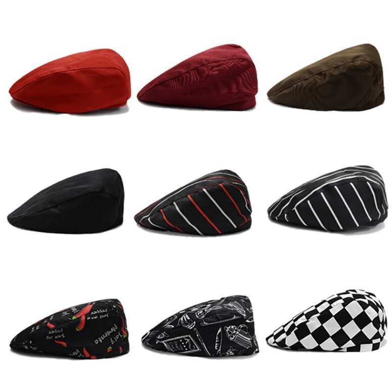 Sun Hats for Men Classic Western Beret Caps Woman Cotton Blend Ivy Caps Flat Brim Adjustable Men Beret Cap Spring SummerX240919