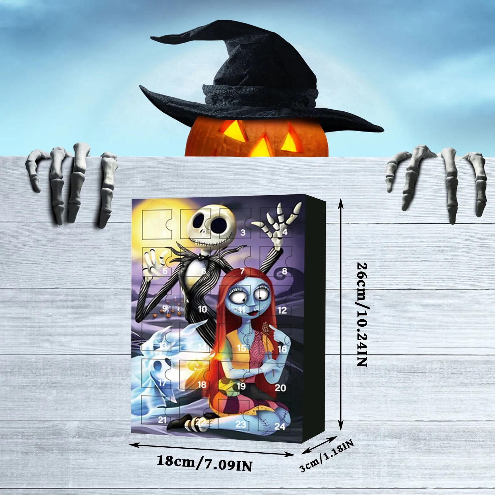 Fashion Blind Box Exquisite Calendar Stone Blind Box Halloween Childrens Gift 240914