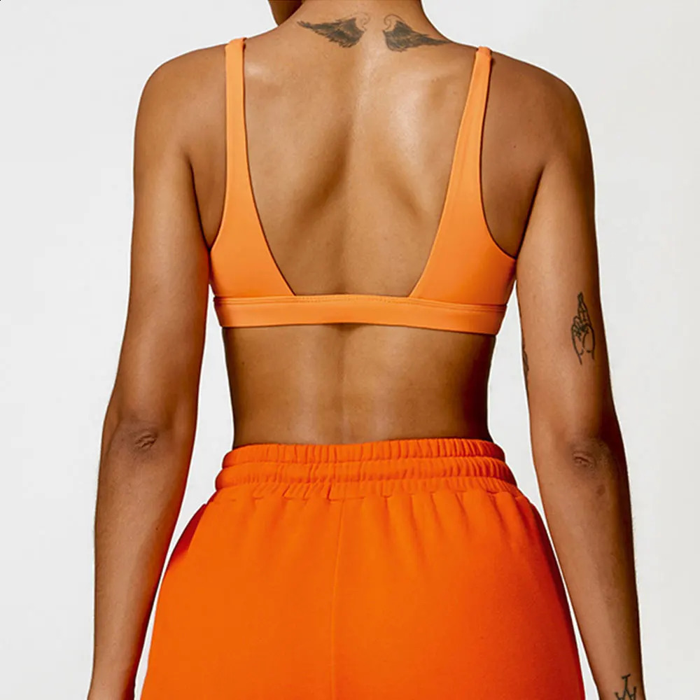 Sports Bra Shockproof Crop Anti-sweat Fitness Top Women Seamless Yoga Push up Sport Gym Breathable Workout Top Soft Underwear 240914