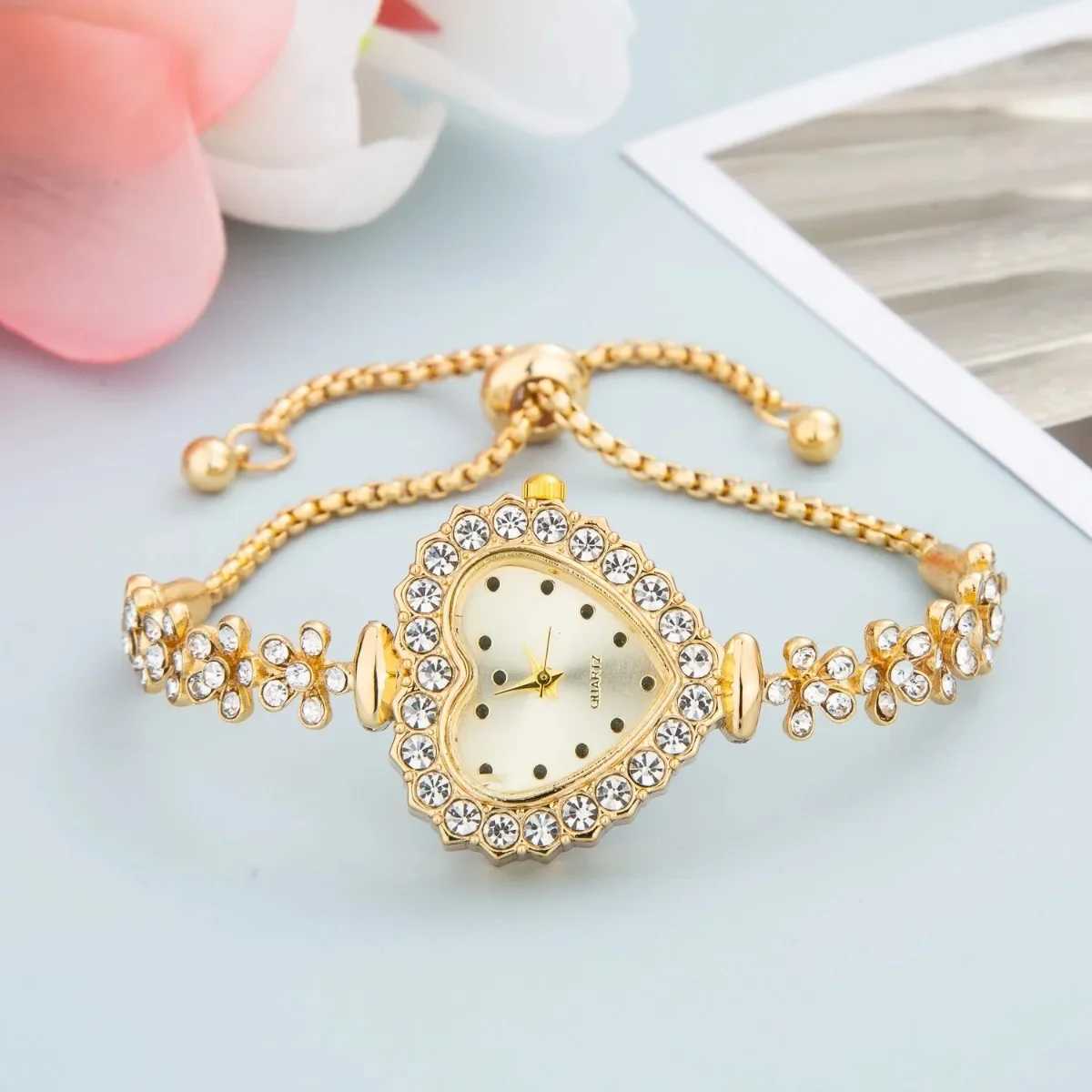 Luxury Crystal Women Bracelet Watches Top Brand Fashion Diamond Ladies Quartz Watch Steel Female Wristwatch Montre FemmeX240920