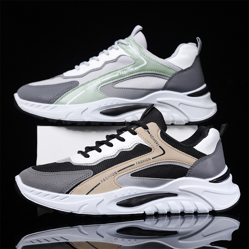 New 2023 Men Casual Sport Light Sneakers White Outdoor Breathable Mesh Black Running Athletic Jogging Tennis Shoes 5d3b