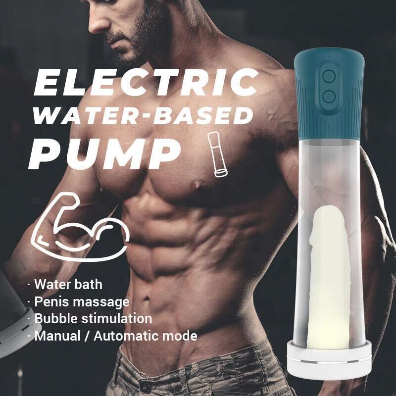 New design waterproof electric auto hydro sex toys warm water enlargement penis pump for men