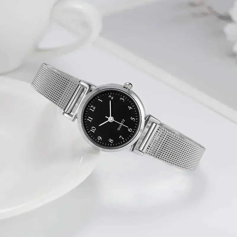 Women Watches Saat Simplicity Silver Mesh Strap Womens Bracelet Watch Casual College Style Fashion Versatile Clock Gift X240920