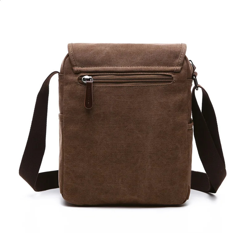 ! premium canvas bag for casual travel Bolsa Masculina unisex cross body mens messenger large capacity 240919