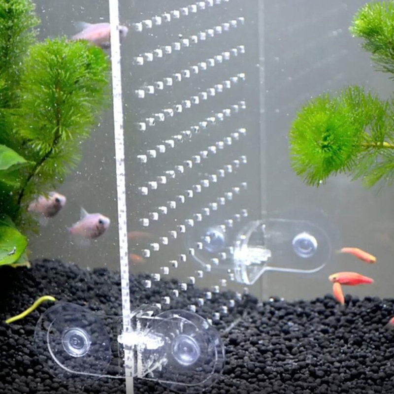 5 Pieces Aquarium Divider Clips with Suction Cups Transparent Acrylic Fish for Tank Separating Plate Holder Easy to Inst