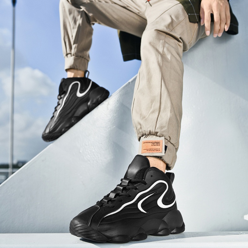 High top men's shoes summer 2024 new breathable large size 48 sports knife casual youth Putian basketball trendy shoes