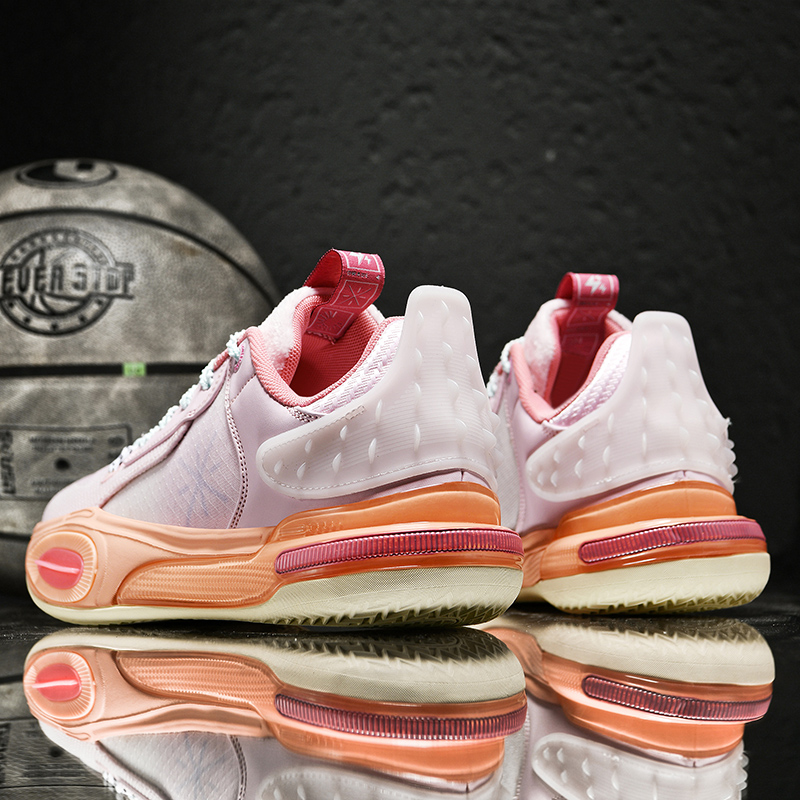 quality High Men's Sneakers Fashion Pink Basketball Tennis For Outdoor Anti-slip Sports Men Shoes Gym Trainers 8f7f