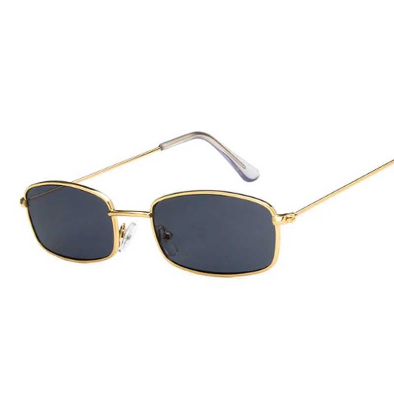 Classic Vintage Rectangle Sunglasses Woman Retro Shades Candy Colors Mirror Sun Glasses Female Square Driver Oculos De SolX240920