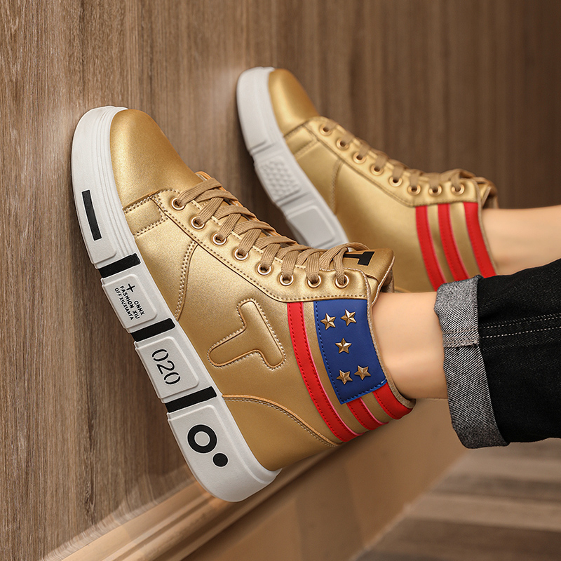 Top High Non-Slip Men Autumn 2024 New Increase Thick New Soled Men's Student Trend All Quality Casual Sports Shoes 15Bd 'S