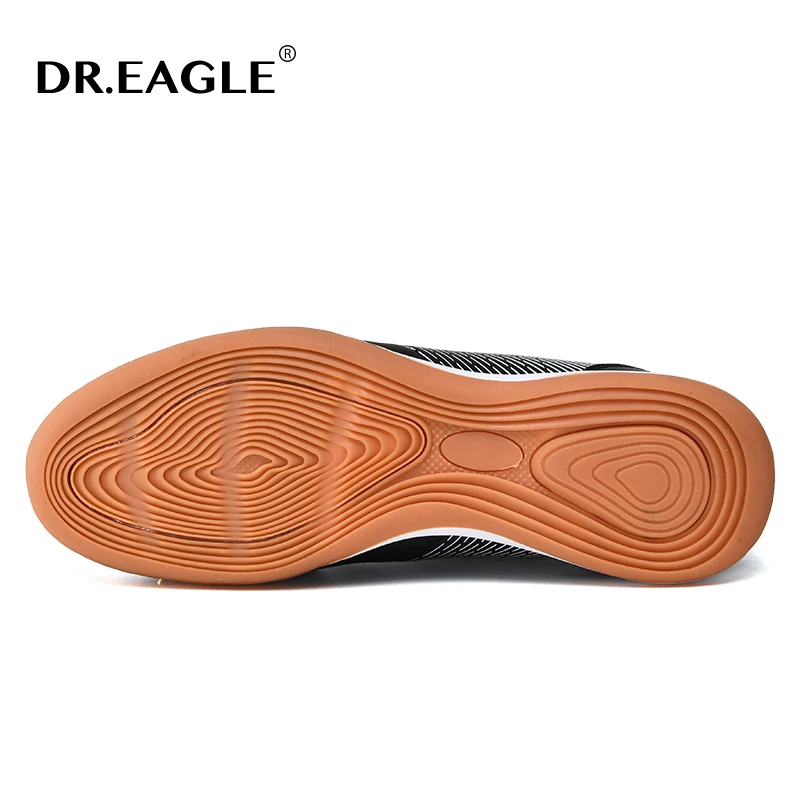 DR.EAGLE Free Shipping Factory Original Indoor Football Shoes Futsal Beef Tendon Bottom Men Professional Non Slip Soccer Shoes