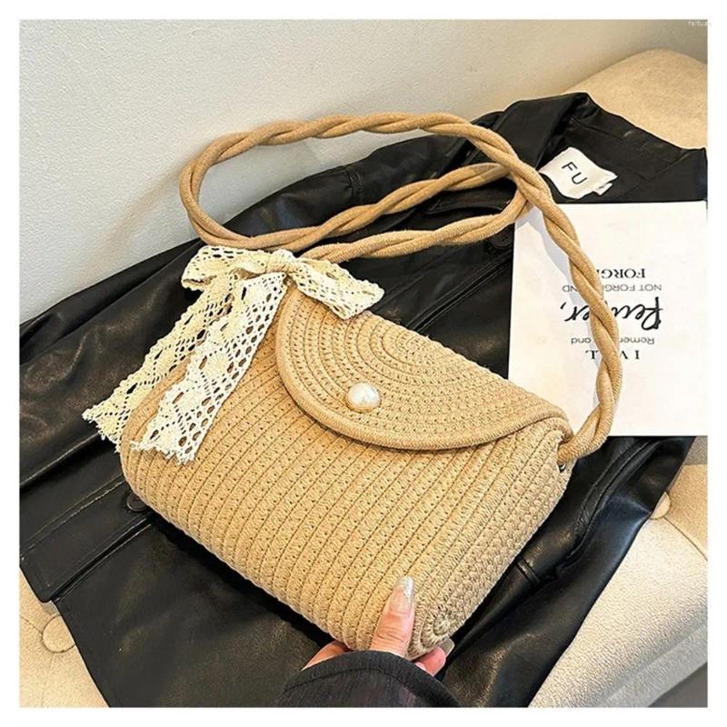 2025 NEW Shoulder Bags Casual Rattan Messenger Bag Large Capacity Handmade Braid Handbags Bohemian Crossbody For Women Girls zhanyishengli