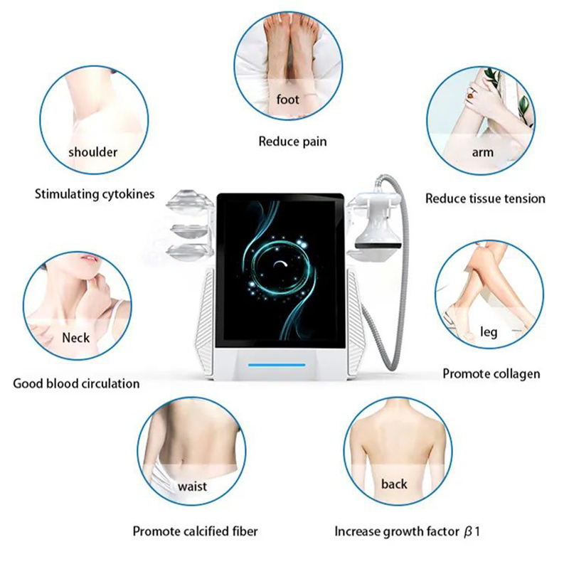 ESWT Electromagnetic Focused Shockwave Machine Pain Relief Shock Wave Physiotherapy Health Care Relaxation Massager Device