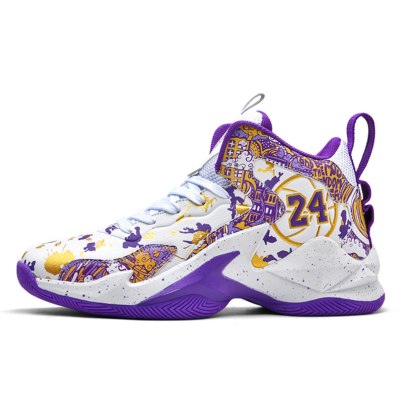 2023 New Men's Basketball Shoes Cushion Anti Slip Sports Shoes Fitness Training Shoes Male Kids Basketball Boots Basket Sneakers
