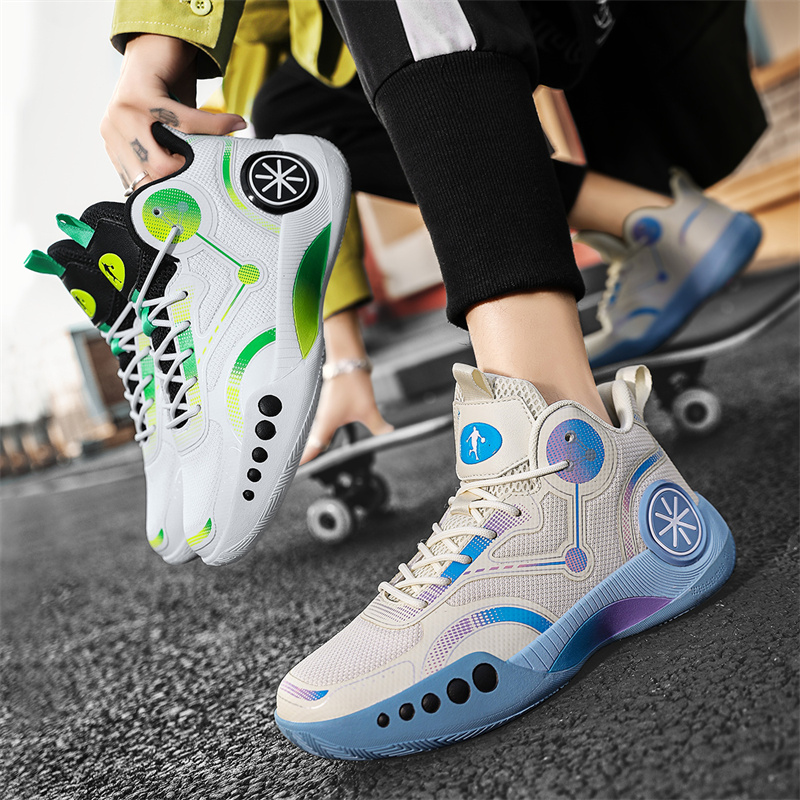 2024 Original Men's Basketball Shoes Confortable Sports Shoes Women Outdoor Basketball Training Shoes Male Athletic Sneakers