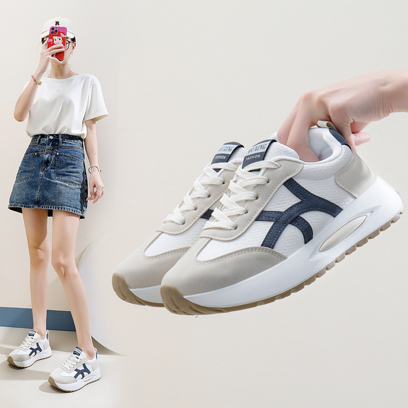 Free shipping Casual Shoes for Women Silver Brown Blue Breathable Lightweight Outdoor tennis Sneaker