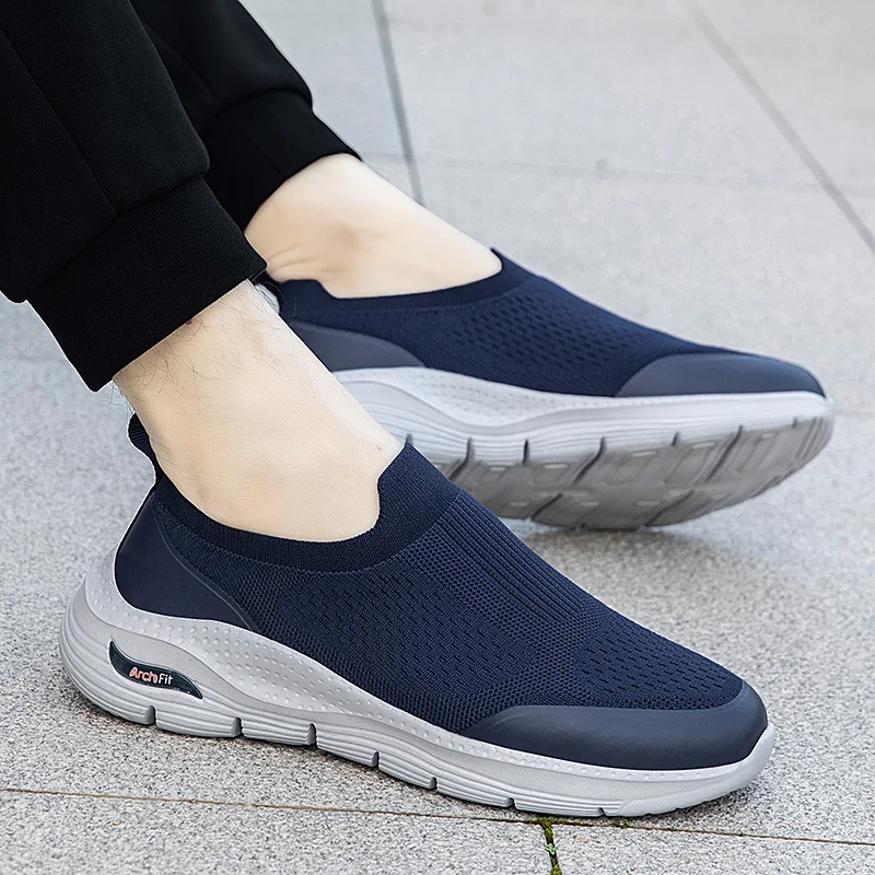 Men's Casual Sneakers Breathable Slip-On Sports Shoes Outdoor Comfort - New Hot Lightweight & Stylish For 2024