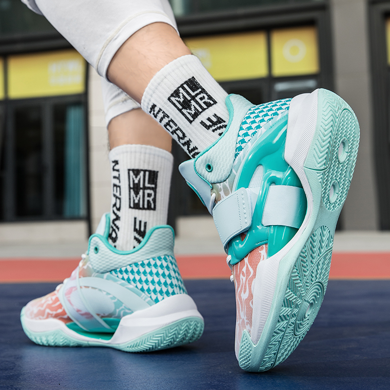 High Quality Womens Quality Sneakers Wearable Non-Slip New Training Sports Cushion Basketball Shoes For Man