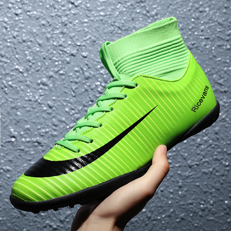 Children Soccer Shoes Professional Training Boots Men Soccer Cleats Sneakers Kids Turf Football Shoes for Boys AG TF