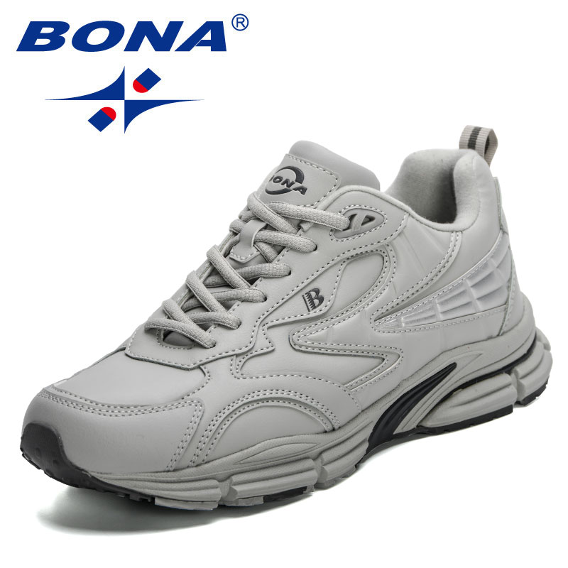 2023 BONA New Designers Athletic Shoe Men New Casual Sneakers High Quality Light Breathable Sport Man Footwear Popular Running Shoes 084e s