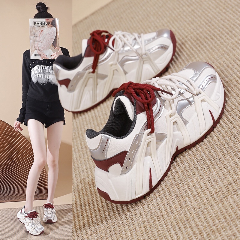 Early thick soled dad sports ins trendy women 2024 spring and autumn new casual shoes HXX-HX901