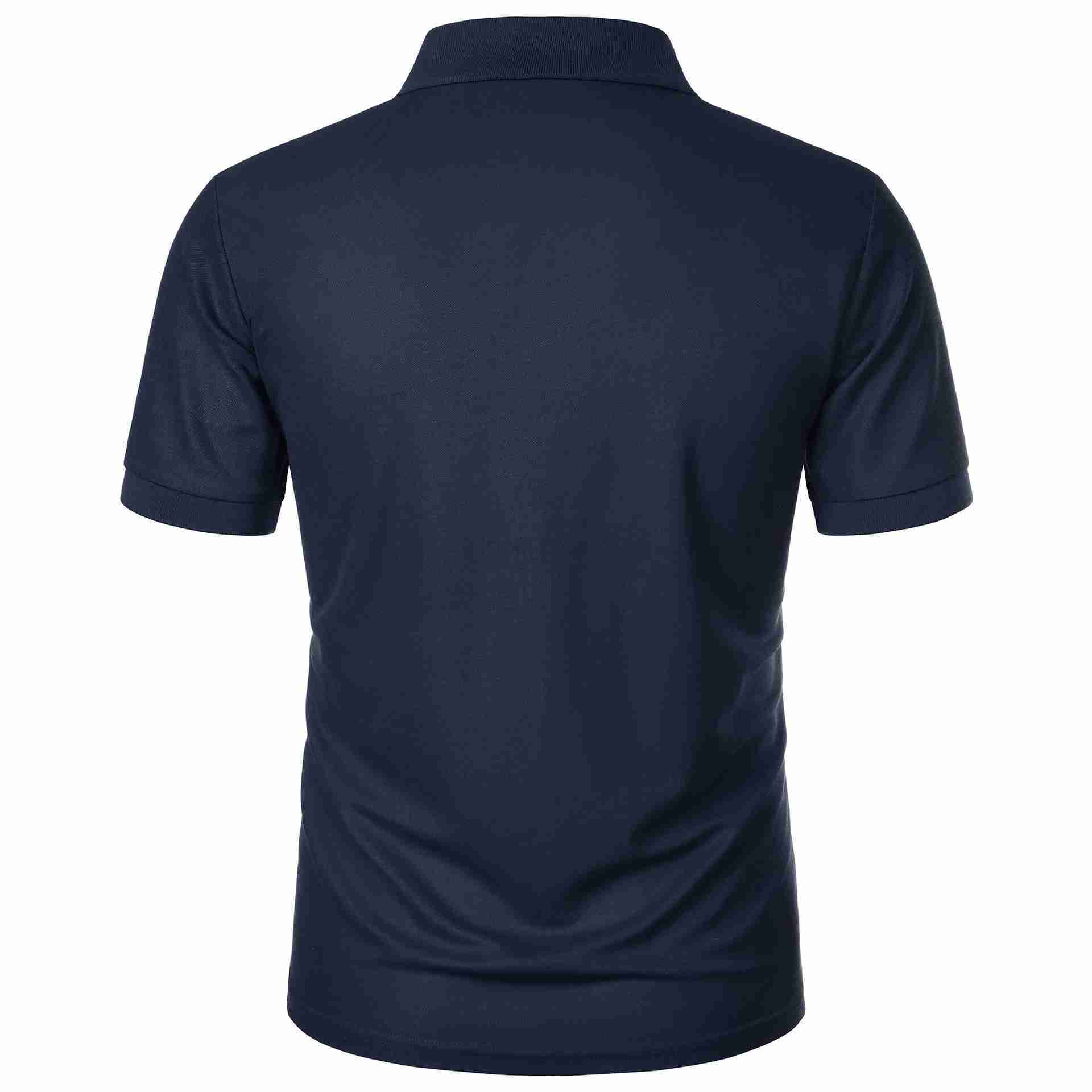 Mens Sports Korean casual trend slim fit short sleeved silk cotton collar solid color t-shirt POLO shirt poloXJ240920