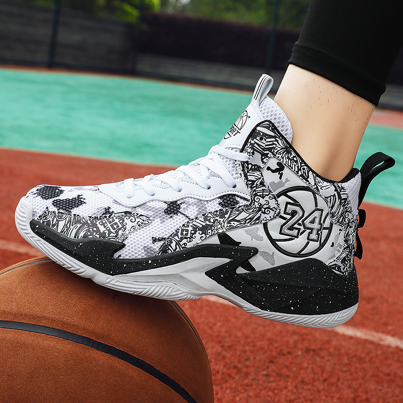 Men's Basketball Shoes Spring And Fall Models Mesh Breathable Lace-up Men's Sports Shoes Women's Basketball Shoes Men's Shoes