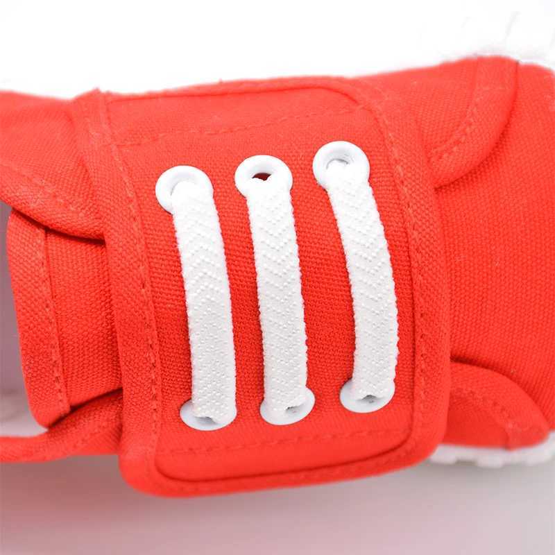 Middle and Small Children Jogging Wrapped Black and Red Shoes Kids Low Top Soft Bottom Canvas ED7025 M240920