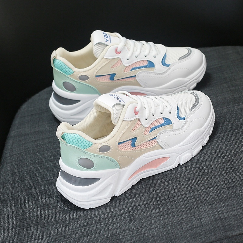 Dad Girl Instagram Trendy 2023 Autumn New Women's Versatile Internet Celebrity White Korean Edition Casual Sports Shoes