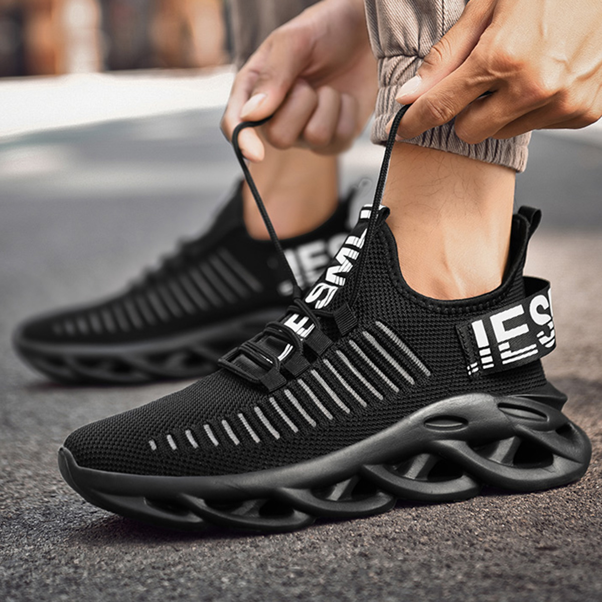 Men Shoes Comfortable Sneakers Breathable Running Shoes For Men Mesh Tenis Sport Shoes Waling Sneakers 659